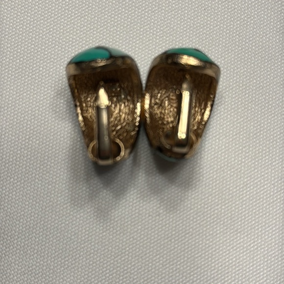 Eisenberg Elegant Mosaic enameled Pendant Necklace and Earring Set. 1970’s. - Picture 5 of 6